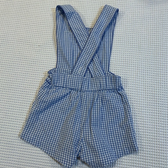 La Petite Fleur Blue and White Gingham swing back Jon Jon 24 months. - Picture 2 of 5